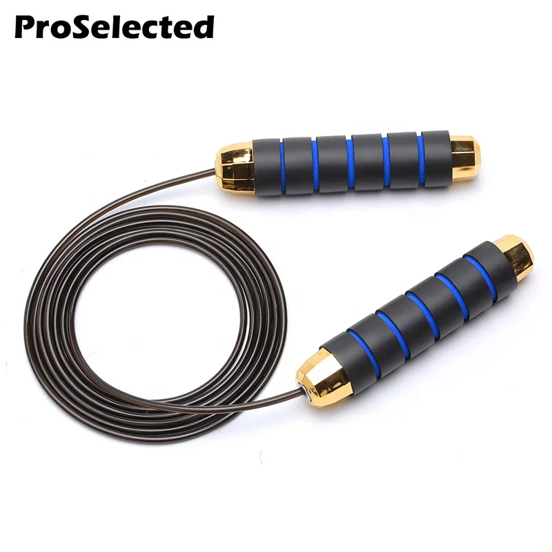 New weight bearing skipping rope manufacturer training competition steel wire skipping rope fitness equipment