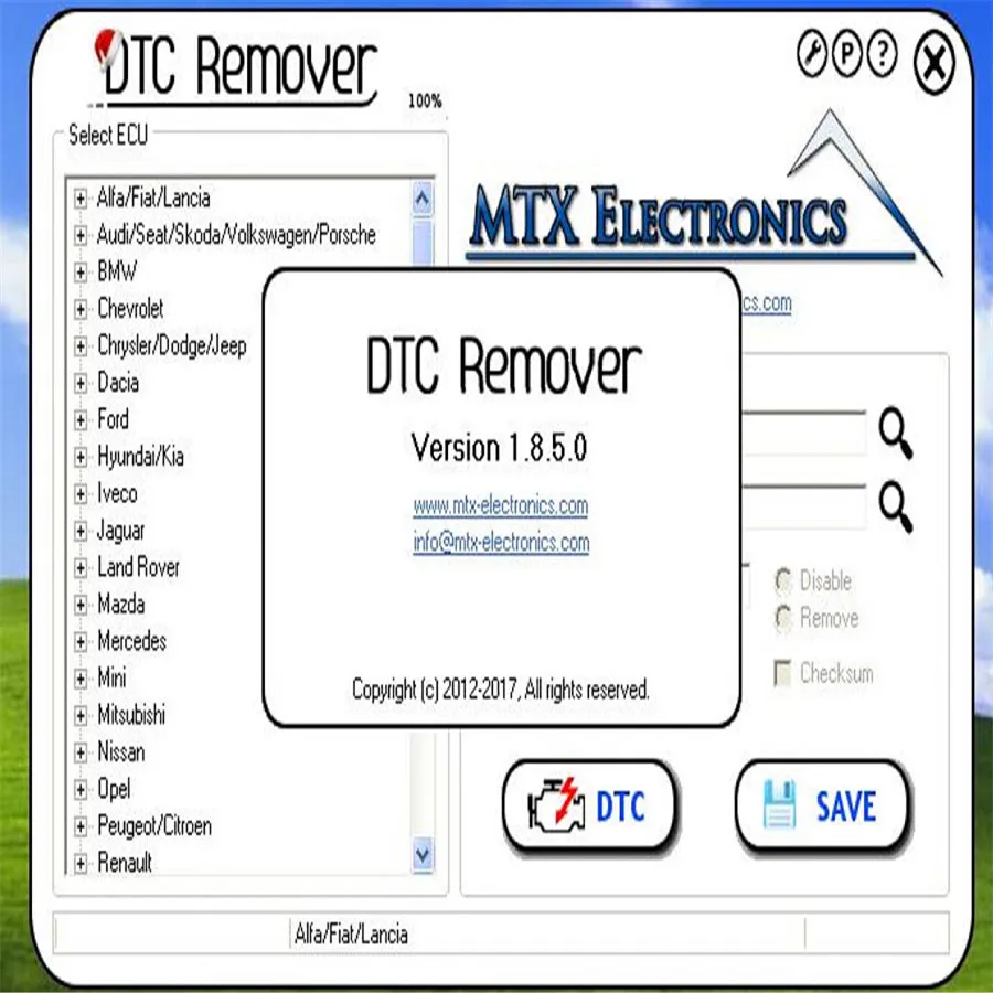 MTX DTC Remover With Keygen+9 Extra ECU Tuning SW Ca For Kess Ktag Fgtech Software Code Remover Including 20GB Tuning Remaps
