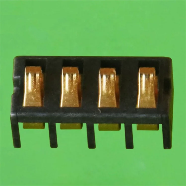 
High Precision Electronics Pogopin Connector 4PIN Shrapnel Battery Holder Charger Proofing 