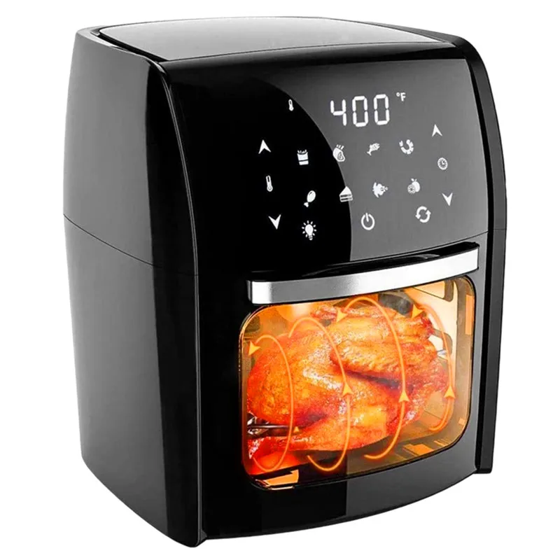1800W 12 Liter Digital Air Fryer Rotisserie Dehydrator Convection Oven