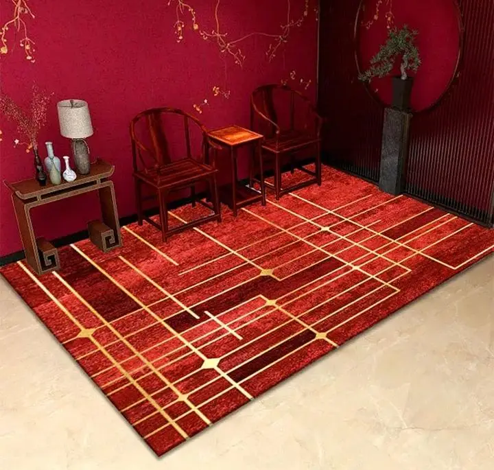 3d China wholesale custom printed anti slip living room carpet exporting and Christmas stock up