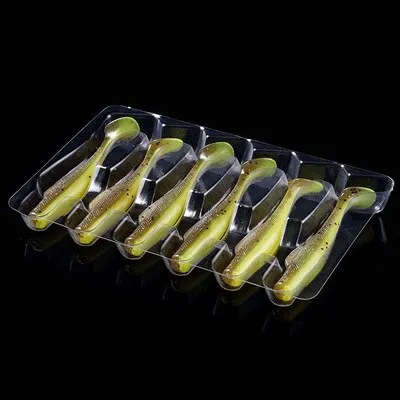 New Soft baits Fishing Lures 60mm 80mm 6pcs T-Tail Swim High Quality Artificial Japan Shape Bass Wobblers Wrom Soft Lure