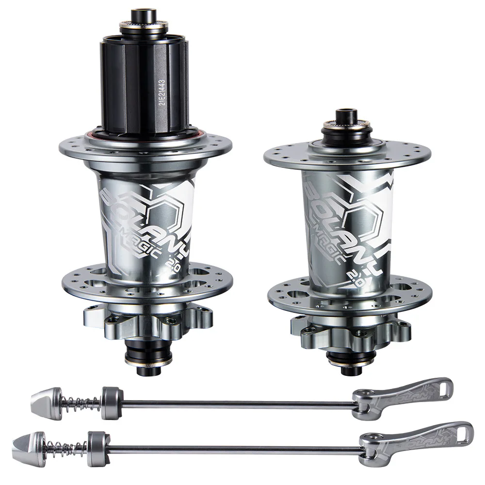 High Quality BOLANY Mountain Bike Hub Four Peilin Bearing Quick Release Disc Brake 6 Pawls 11 12 Speed Bicycle Hubs