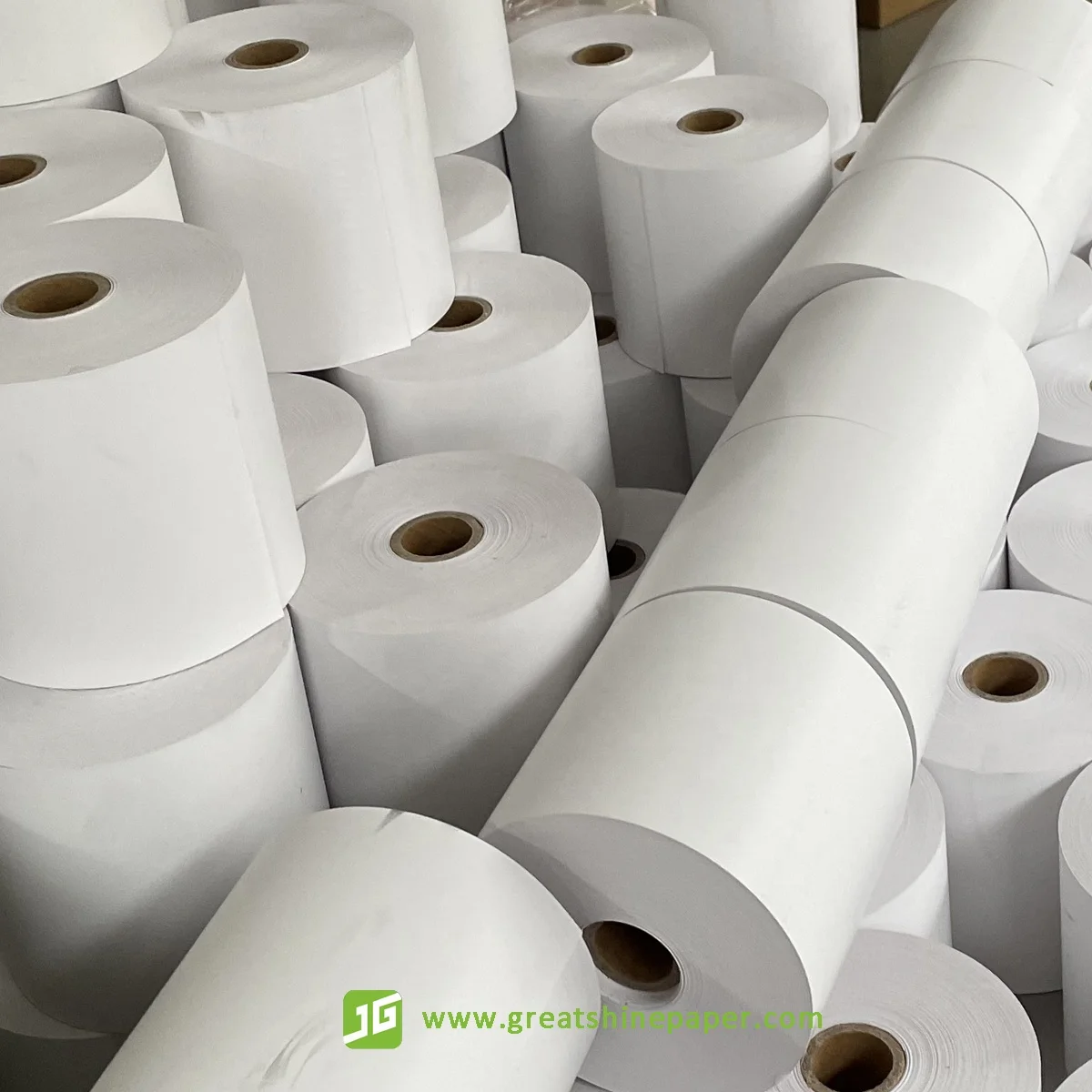 cash register thermal paper roll 55gsm 48gsm for supermarket