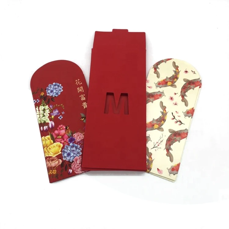 2022 New Design High Quality Red Packet Fancy Money Pocket With Custom Logo Red Envelope