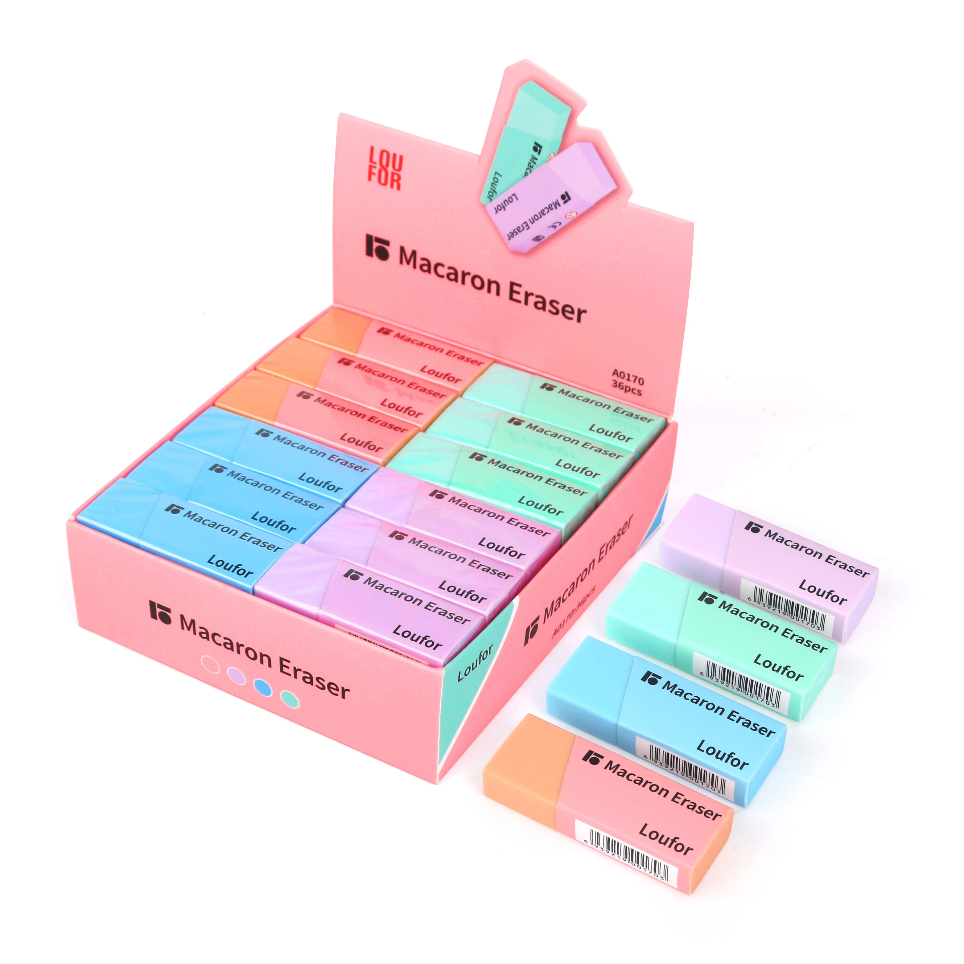 Rubber Eraser Factory Promotion Kids Gift Novelty With Custom Logo 2B Pencil Rubber Eraser