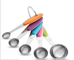 Набор из 10 мерных стаканчиков и ложек из нержавеющей стали