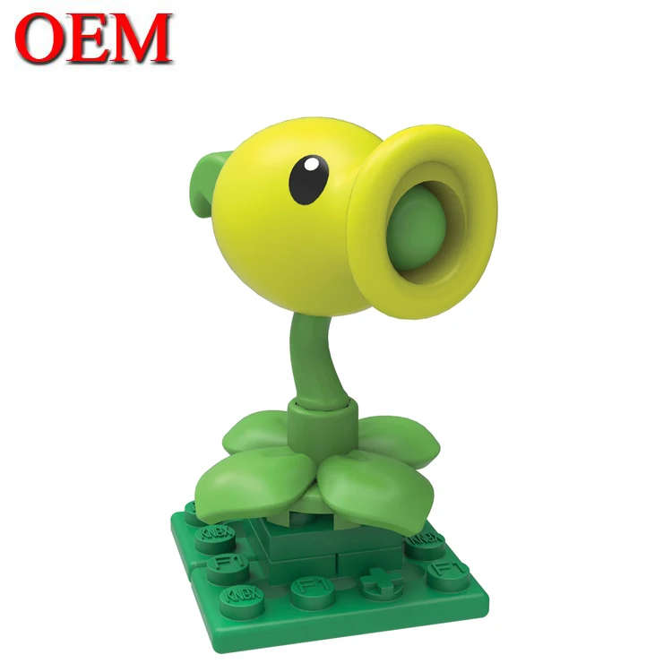 Plastic Cartoon Plants vs. Zombies Figures