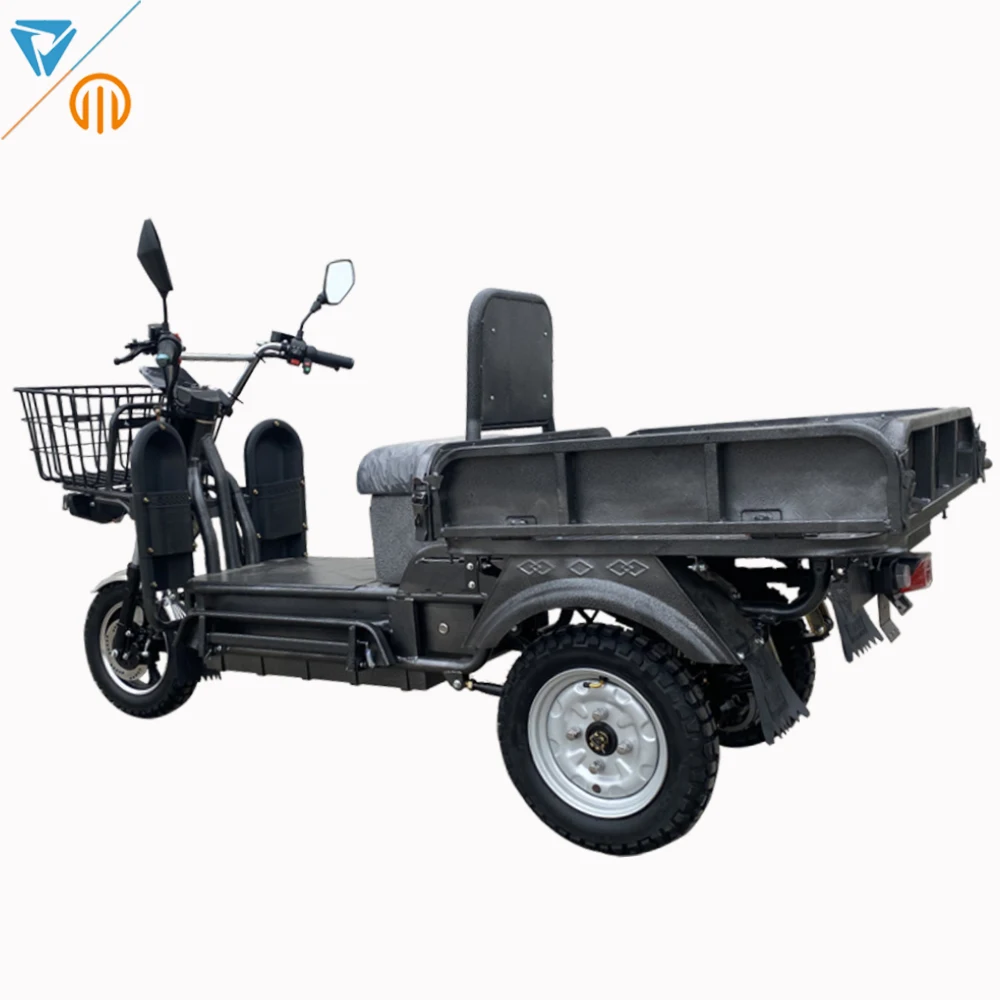 VIMODE CKD/SKD Electric Cargo Tricycle 500KGS 1200W 80KM 72V Heavy duty king electric bike