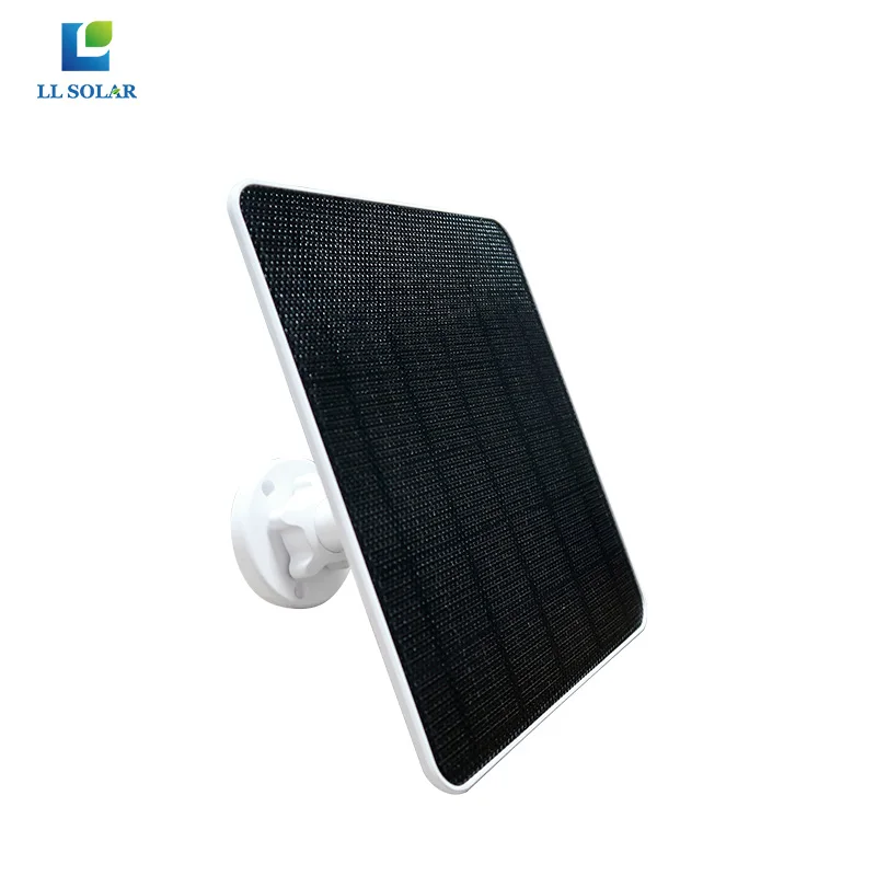 Efficient Solar Panel for Wireless Security Cameras - Easy Setup 6W USB/Type-C