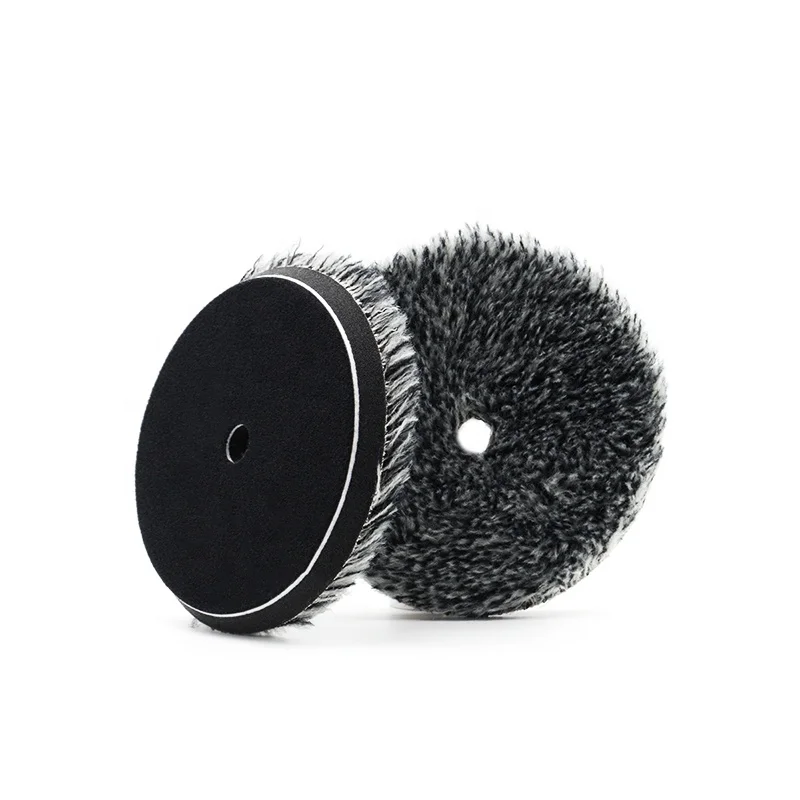 CR Manufacturing 100% Wool Japan Auto Polishing Car Buffing Wool Pads For Detailing