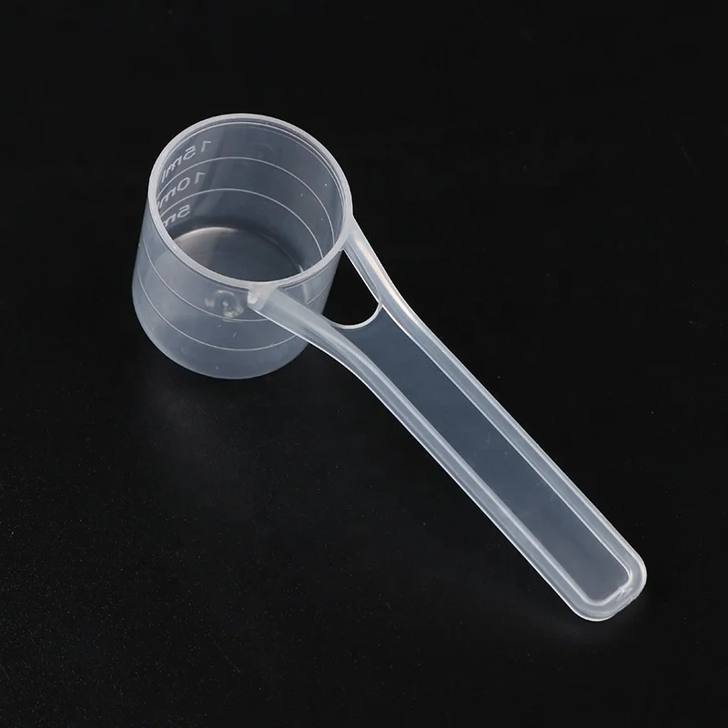 7.5g  15ml 2ml-120ml Transparent disposable protein powder milk powder plastic measuring spoon Plastic measuring Scoop
