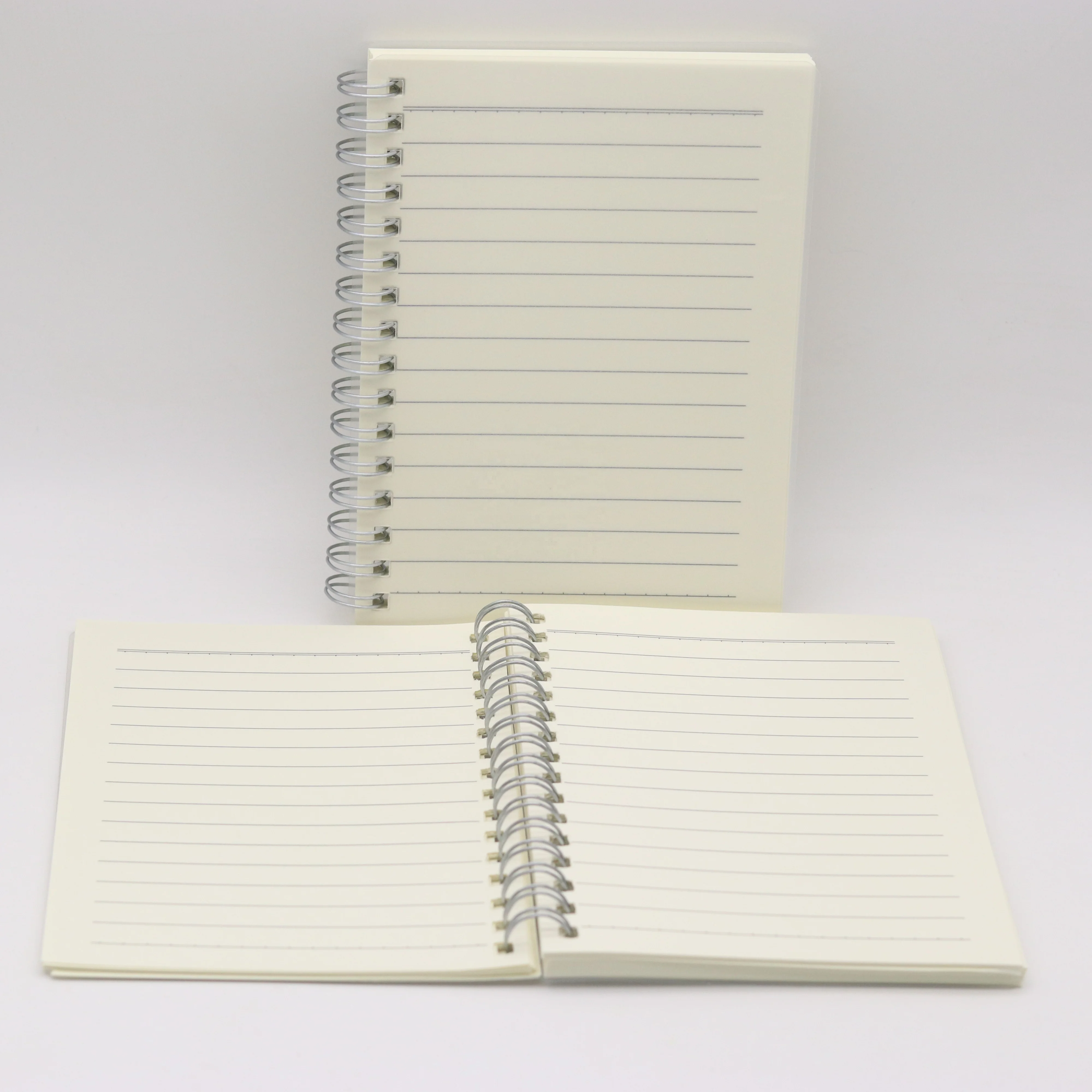 Zeamor A6 A5 Inner Pages with Lined Dotted Waterproof Cover Double Metal Wire Coil Notebook For Students