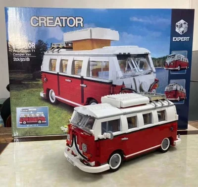 Campers Car Building Blocks Education Funny Bricks Blocks legoing Toys  For Kids Christmas Gift Diy Baby