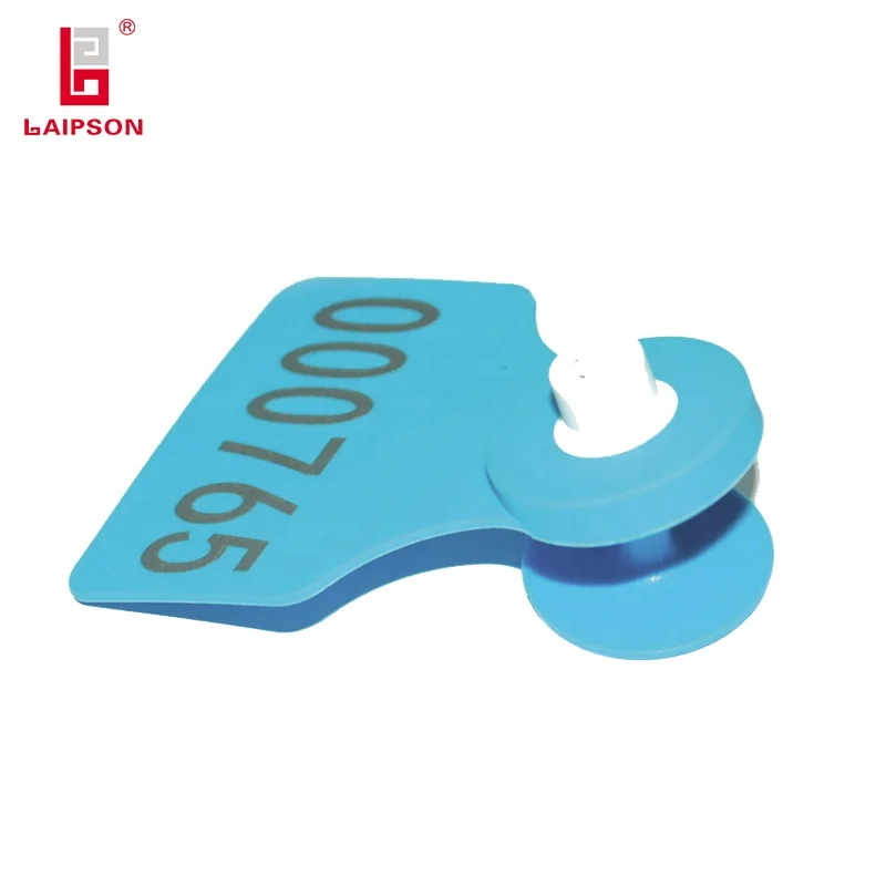 TPU High sensitivity LF RFID EM4305 single cattle cow ear tag