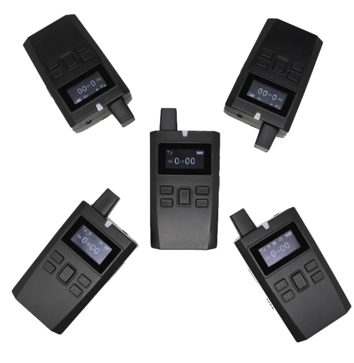 5 Way Wireless Tour Guide System Microphone Noise Reduction Listening Devices for Factory School Horse Riding Equestrian