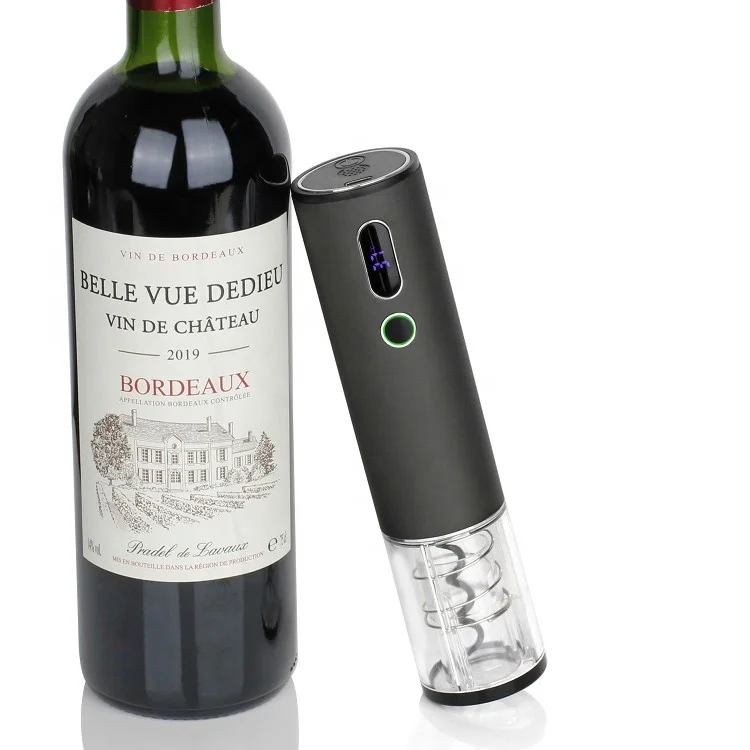 Innovative Kitchen Products 2024 Electronic Gadgets Portable Quick Open Automatic Wine Opener with Personalized Logo