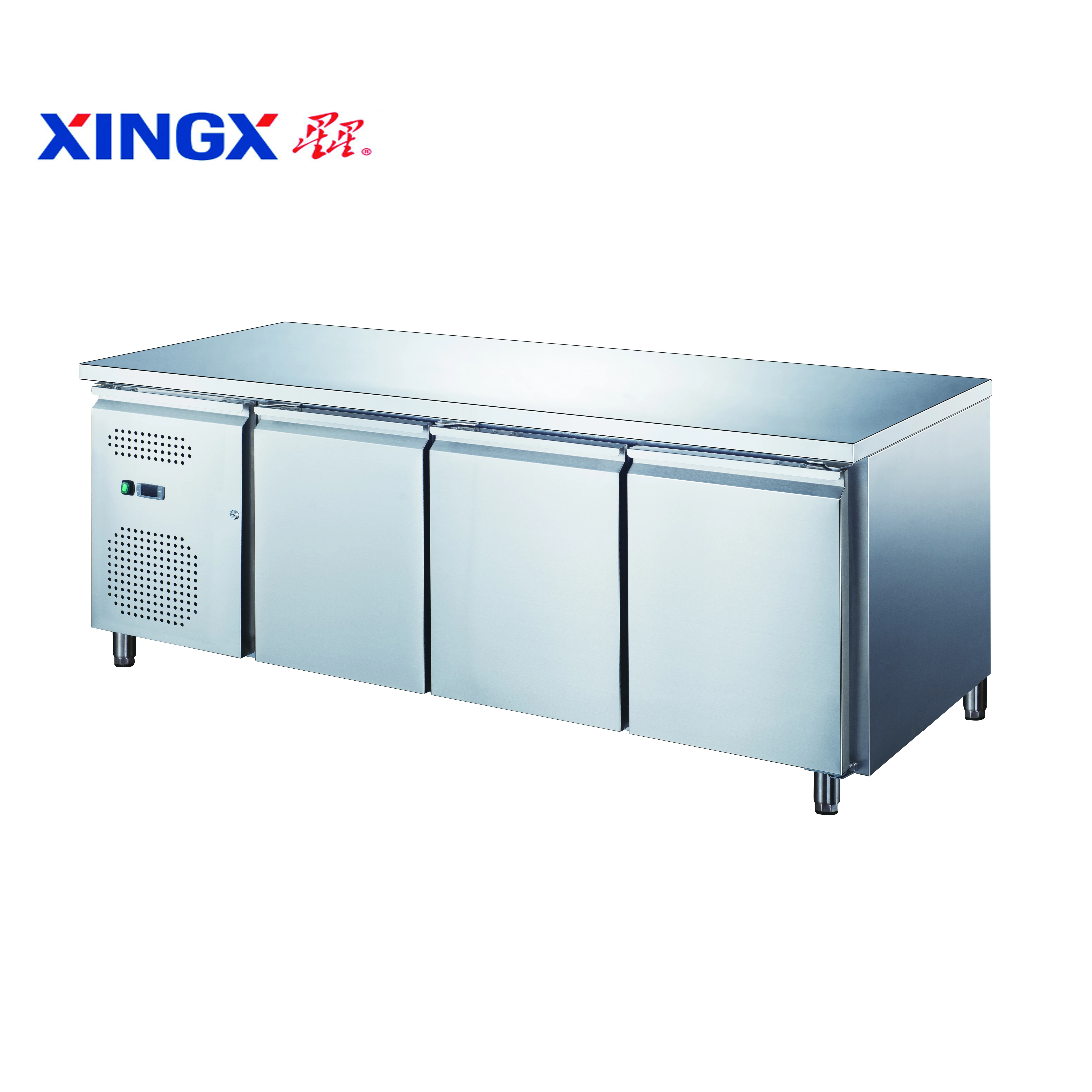 3-х дверный лотка GN счетчик гастрономический Freezer_GX-GN3100BT-Refrigeration оборудование