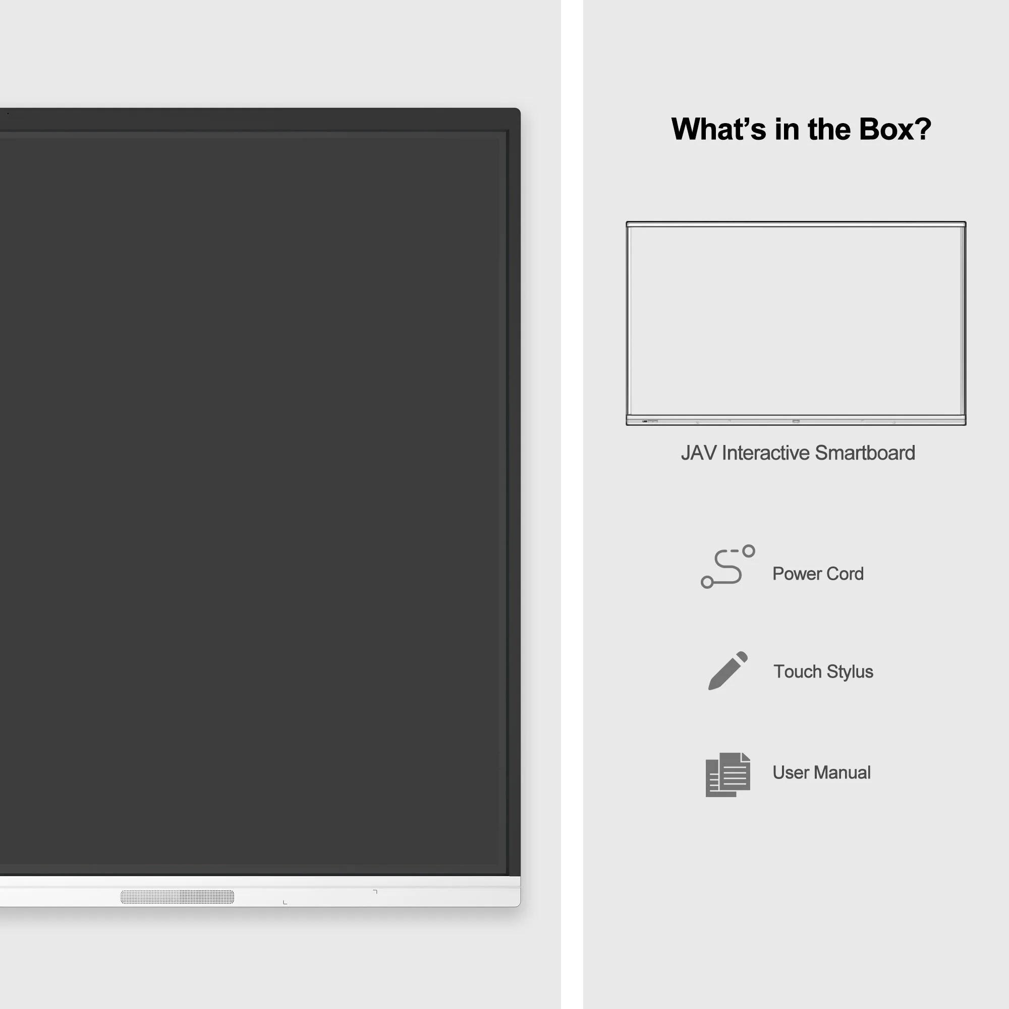 H6B 55 65 75 86 100 Inch Multi-touch Smart Interactive Whiteboard Digital Whiteboard Factory Price