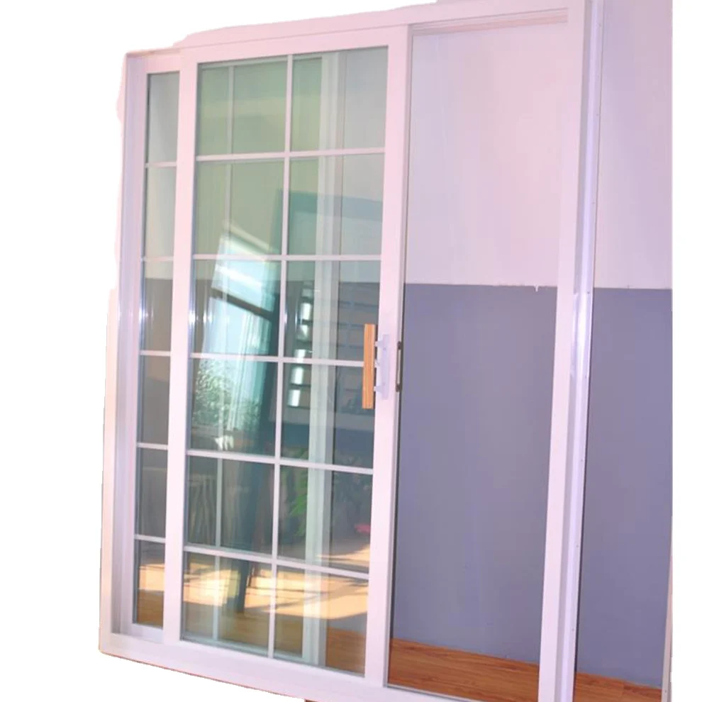 High quality patio doors modern design hotel school hospital restaurant UPVC double glazed sliding accordion vinyl doors