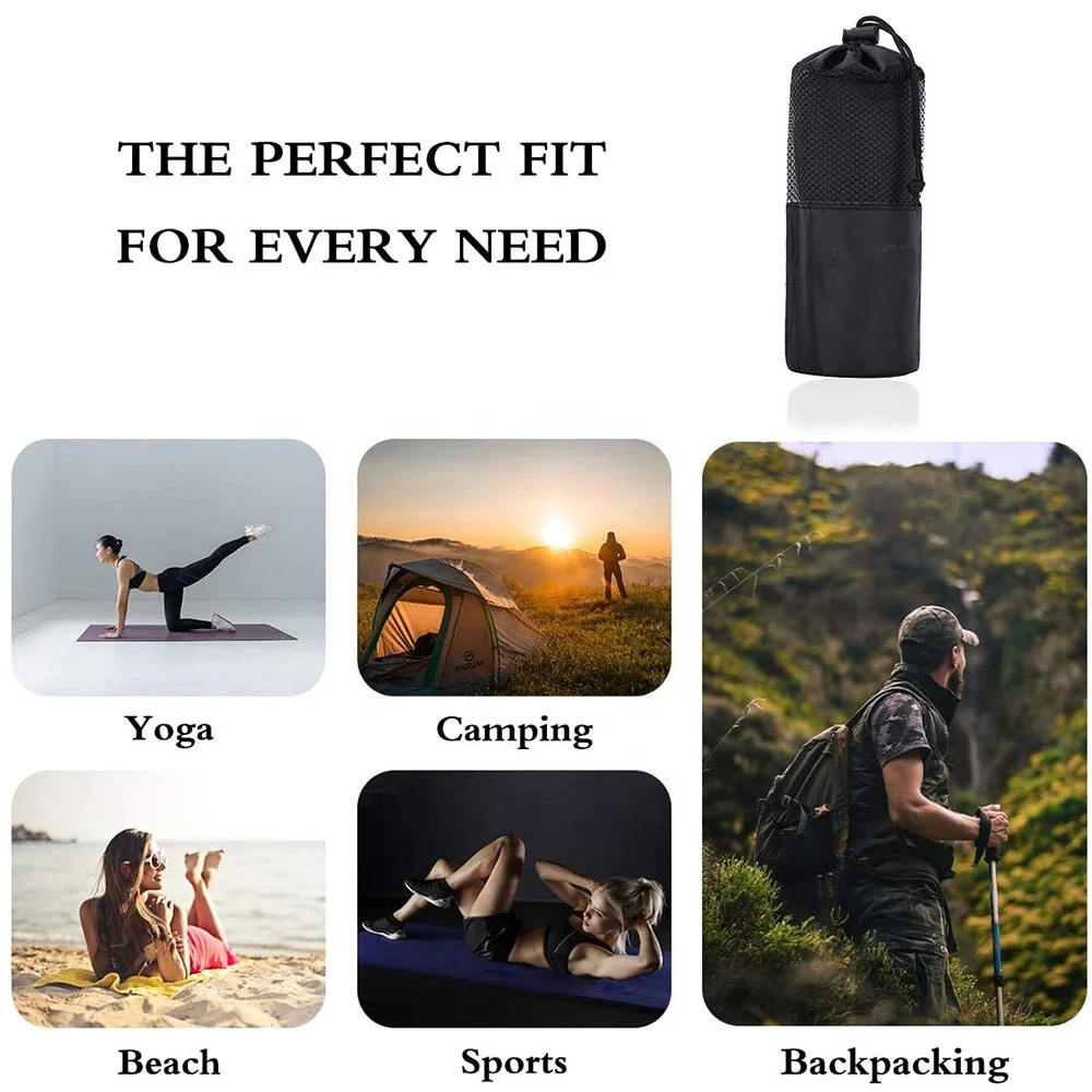 Wholesale custom size microfiber quick dry beach suede sweat rally gym sports towel for gym with logo