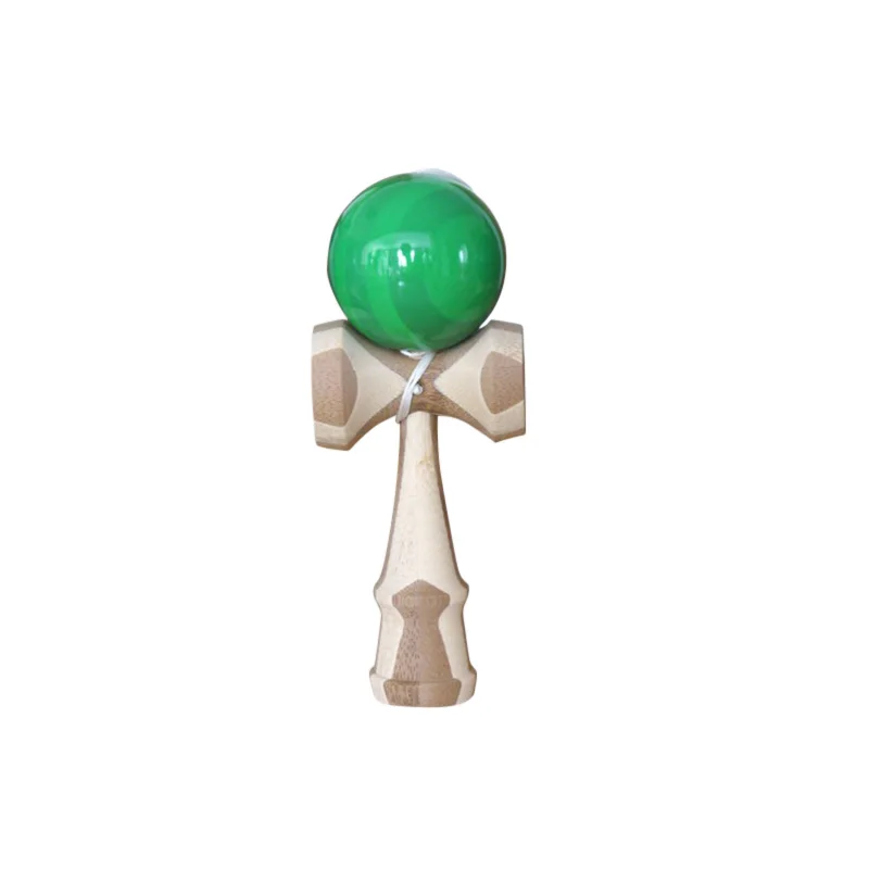 Wholesale Kendama Education Wooden Toy Face Wood Kendama Toy Pro Model Paint Ball Parent-child Toys