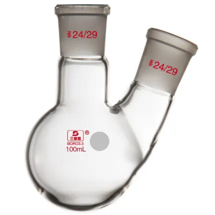 MZXP-002 из высокачественного боросиликатного стекла косой форма две шеи