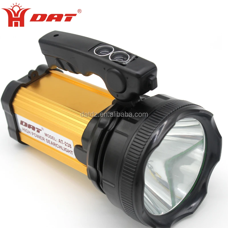 AT-238  Rechargeable led search light  with USB mobile phone charger function high power led spotlight
