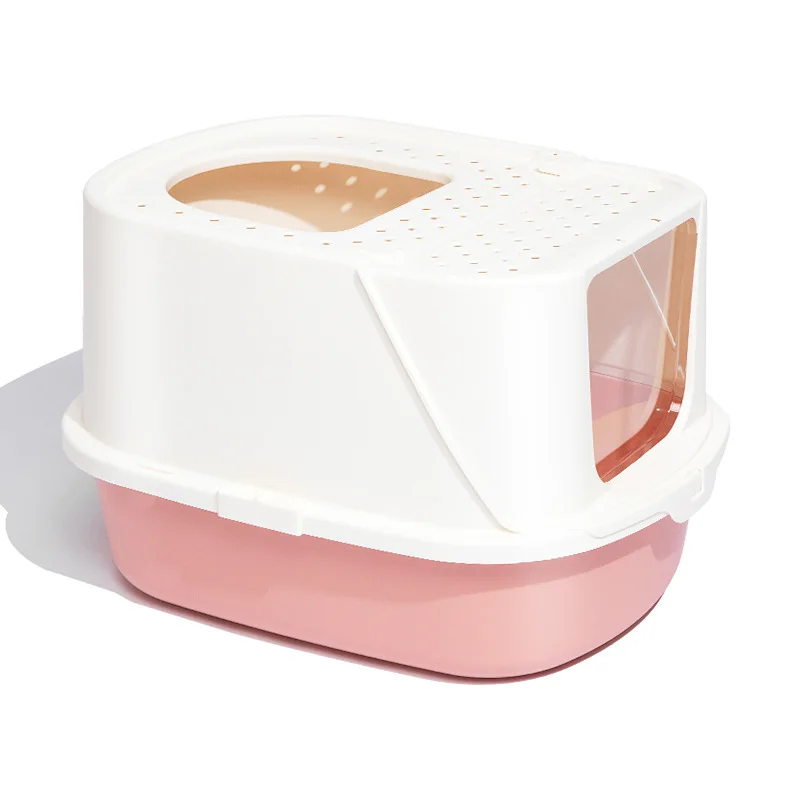 Enclosed large litter box forward-out anti-odorand anti-splash cat toilet