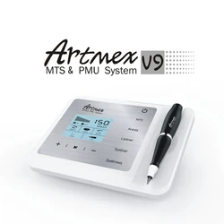 2019 Direct Selling Electric Digital Artmex v9 wireless cordless permanent makeup raven tattoo machine