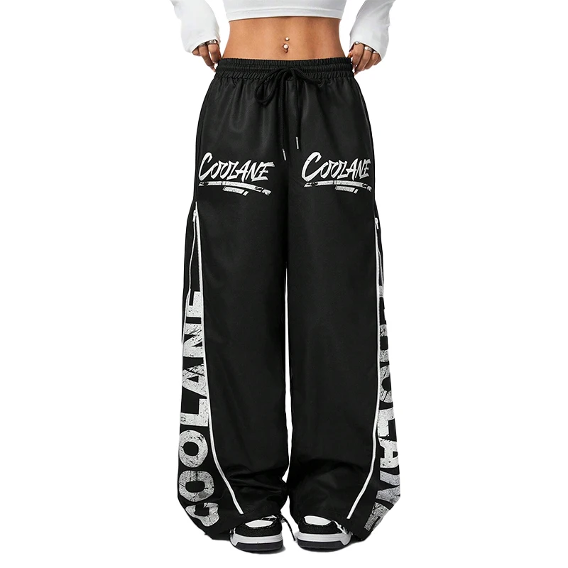 Topshow Custom Baggy Heavyweight Flares Wide Leg Sweatpants Acid Wash Sun Faded French Terry Oversized Striped women Sweatpants