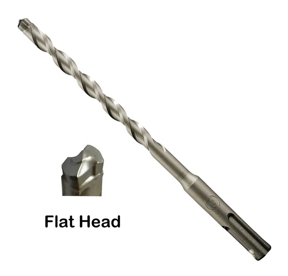 Solid carbide tip CROSS/STRIGHT head SDS plus shank drill bits