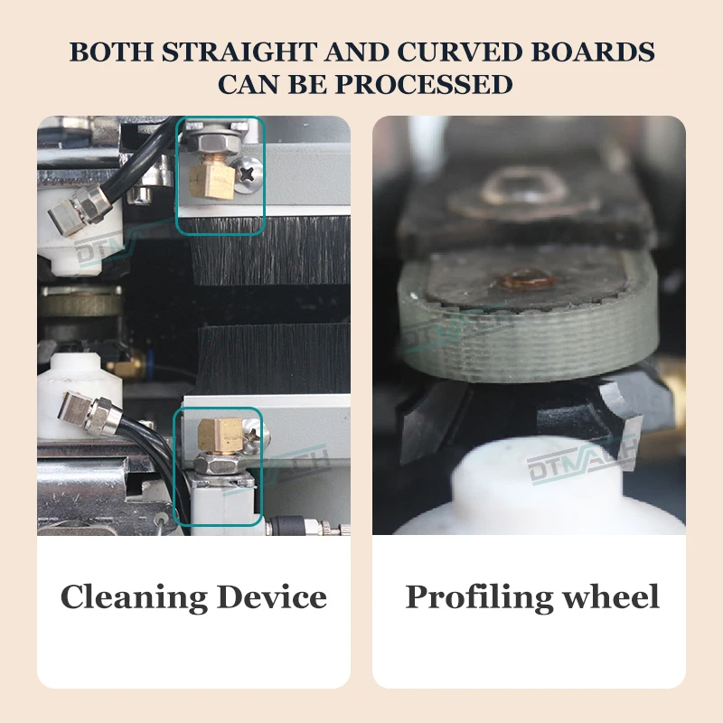 DTMACH strong power pvc edgeband trimmer edge trimming machine for sale