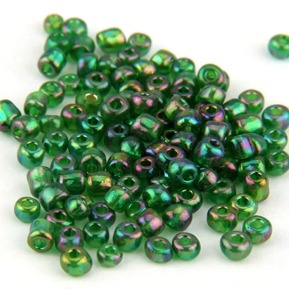 SC Wholesale Transparent Glazed Color Delicate Glass Seed Beads AB Colors For Wedding Scarf Loose Beads For Bracelet earrings