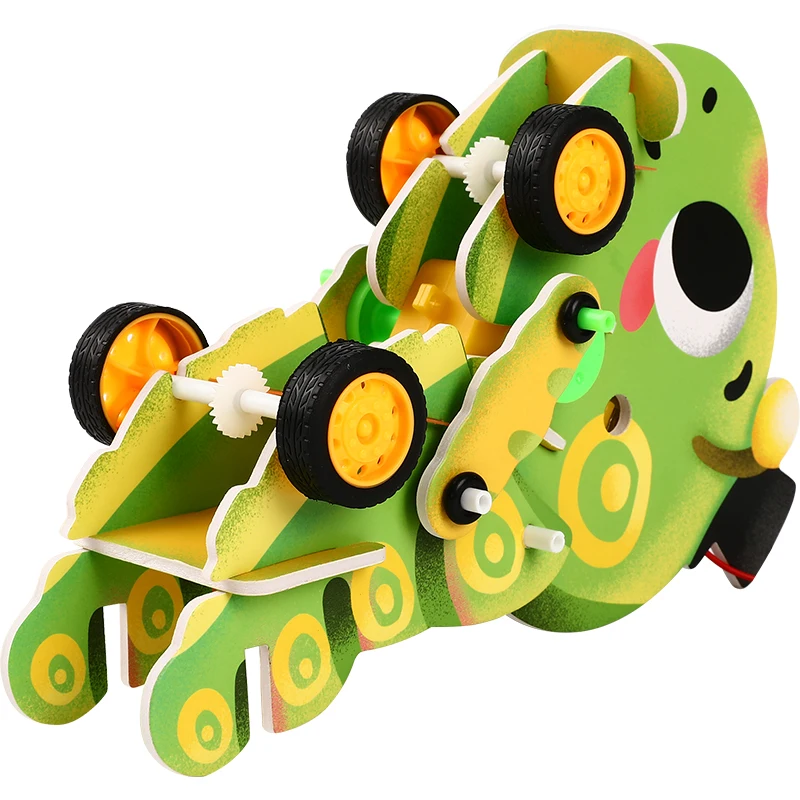 Hot sale science experiment assembly kit 4 in 1 mechanical engineering toys handmade educational educational toys for baby