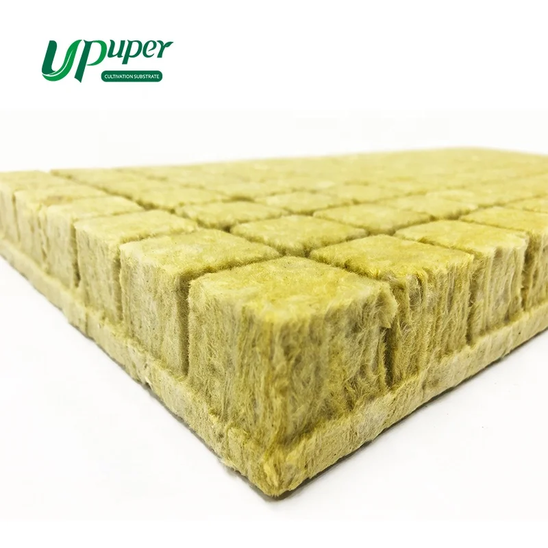 UPuper Cheap Rock Wool Hydroponic Grow Media 1.5x1.5 Inch Each for Vegetable Garden Tower