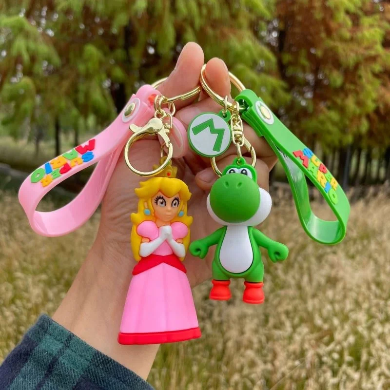 In stock Merchandise Custom 3D mini Acrylic bogg bag chshoes Boys Kpop Rubber Keychain With a Wrist Strap Bracelet