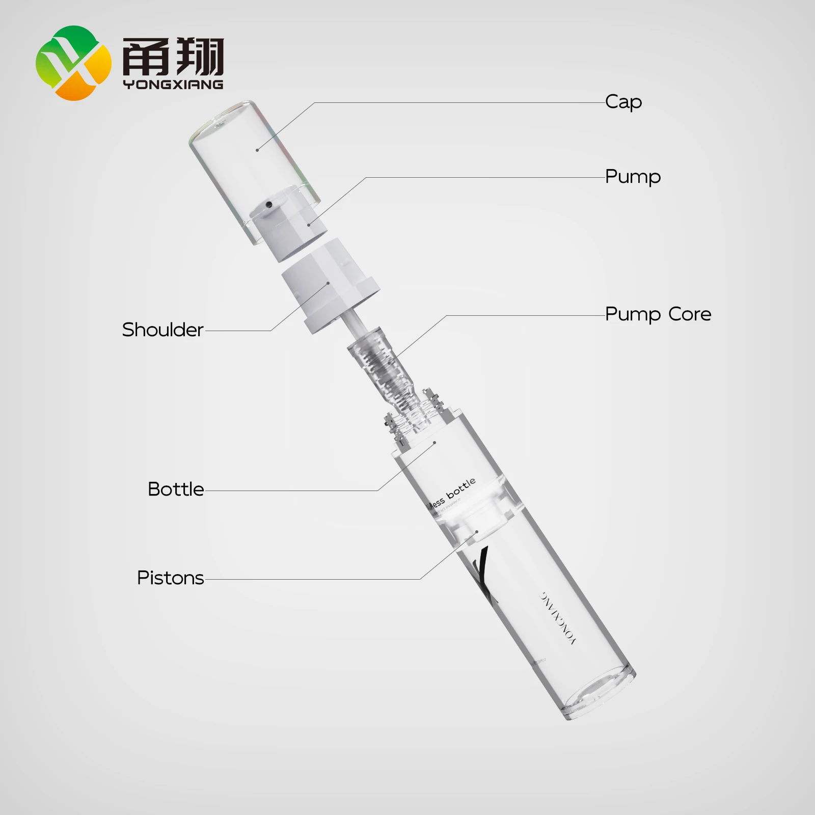 5ml 10ml 15ml Plastic Refillable Mist Sprayer Airless Pump for Lotion & Cream Packaging Airless Bottle