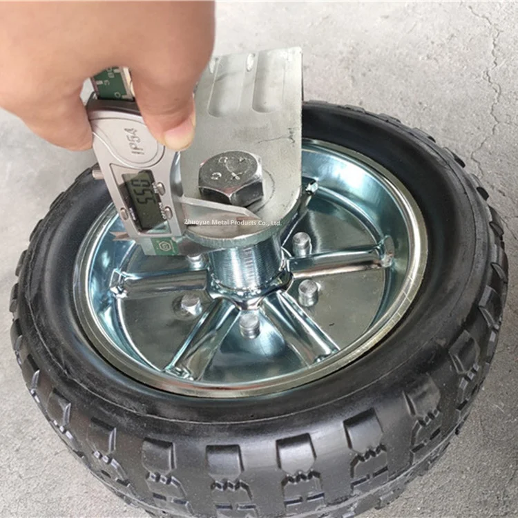 2000LBS Top Wind 10' Trailer Jockey Wheel Boat Marine Trailer Jack With Solid Rubber Wheel