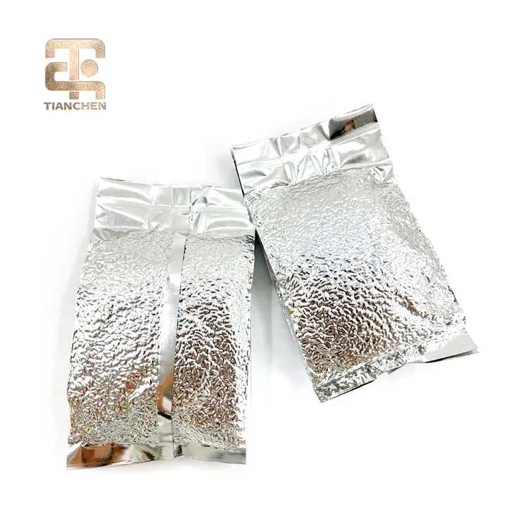 Wholesale Custom Food Packaging Storage Plastic Vacuum Bags Silver Aluminium Foil Bags