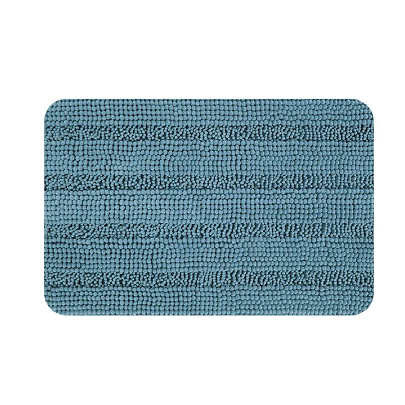 
Wholesale Microfiber Washable Bath Mat With Anti-slip Backing Shaggy Door Carpet Chenille Floor Mat 