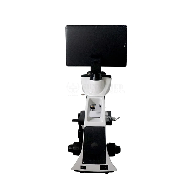 SY-B129F2 new type optical and mechanical systems Microscope 10 inch tablet display biological microscope