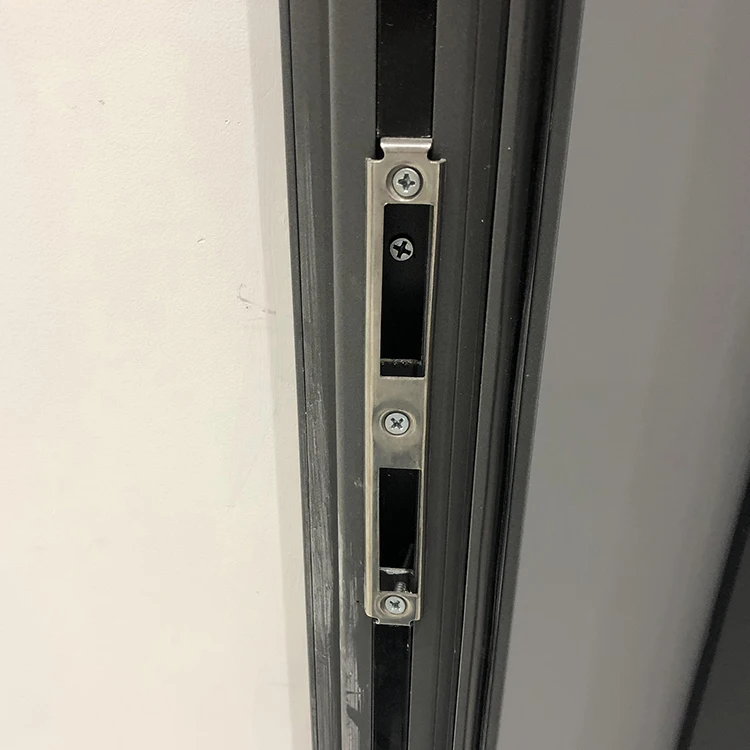 Custom Interior Decorative Double Glass Aluminum Sliding Bifold Doors Exterior Safe Metal Folding Foldable Industrial 5 Years