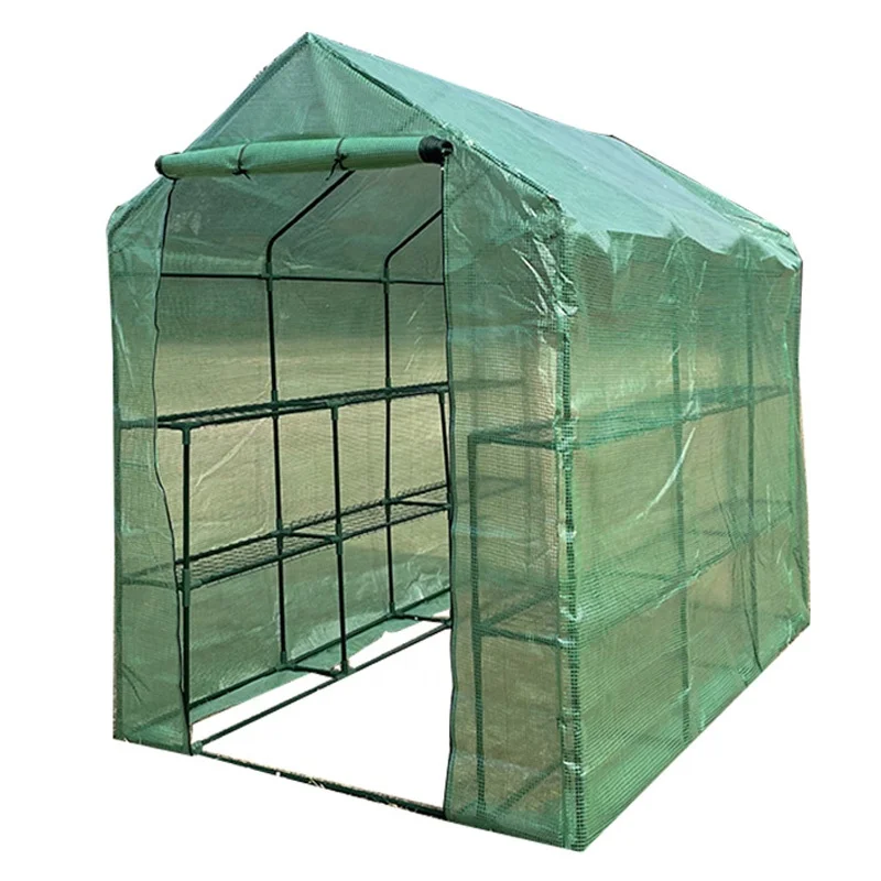 Walk In Garden Polytunnel Tunnel Greenhouse Green House For Courtyard Plant Growing Tent