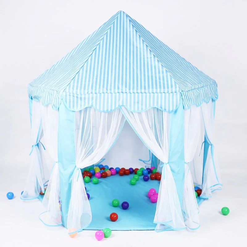 Pink Large Cute Latest Easy Fold Playhouse Princess House Toy Tent Kids Castle Play Tent for Children Indoor Outdoor Games