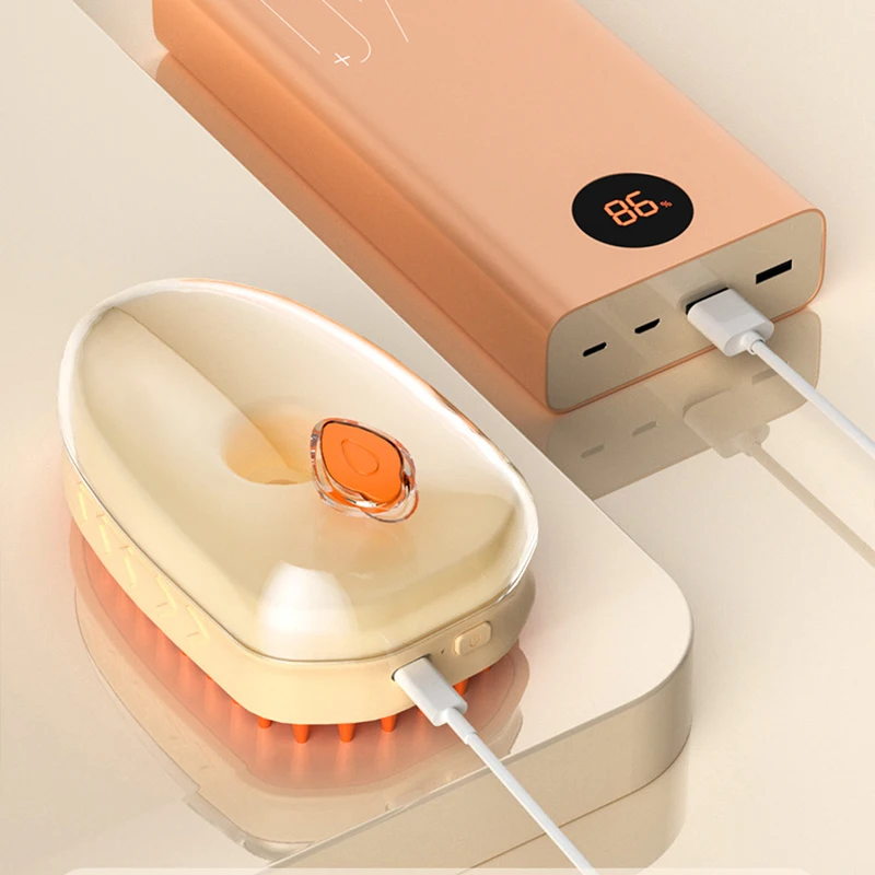 Hot selling Pet Products Pet electric spray comb Massage comb anti-flying hair bath brush Cat comb
