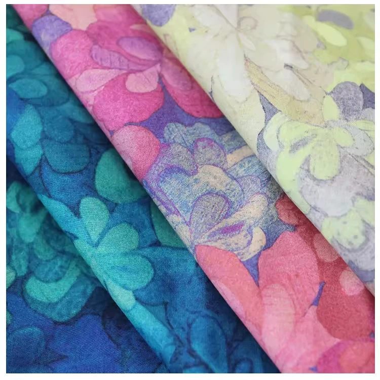 custom Liberty print 80S lightweight Soft Digital printed Lawn Poplin 100% Cotton Fabric Liberty Dress blouses fabrics