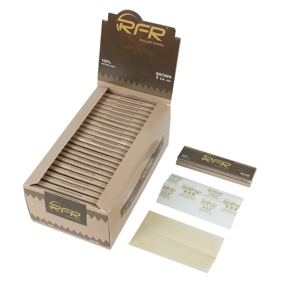 1 1/4 Unbleached Rolling Paper, Natural Organic Slow Burning Smoking Rolling Paper King Size