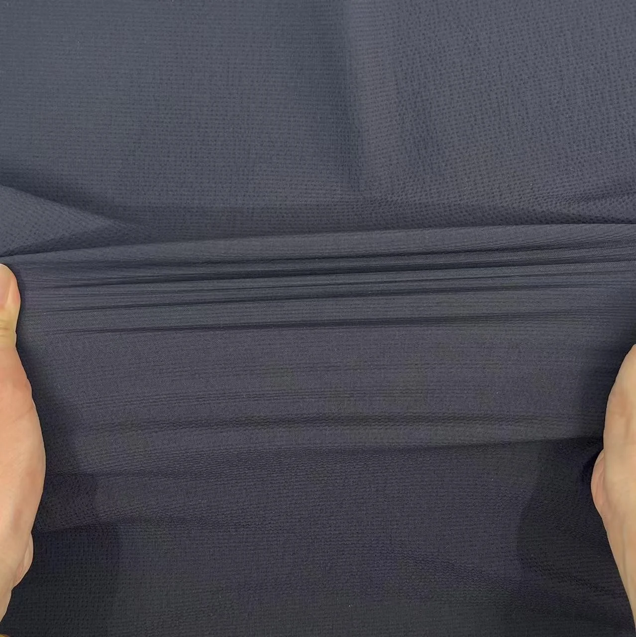 Horizontal stripe Seersucker polyamide nylon lyocell spandex 4 way stretch fabric for jacket