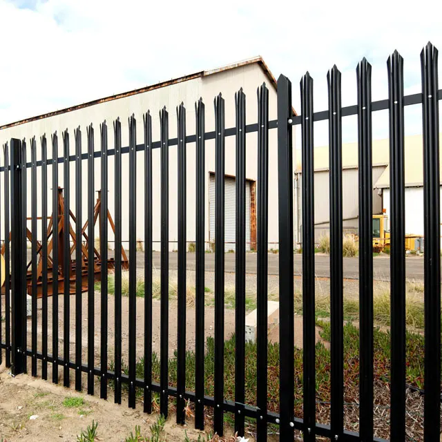 Wholesale Powder Coated Hot sale Zinc Steel Coated Guardrail Security Fence Galvanized Highway Fence